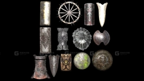 大型盾牌包 - Great Shields pack 3D model-1