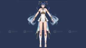 Iuno - 呼啸山茶二次元角色模型blender角色模型4