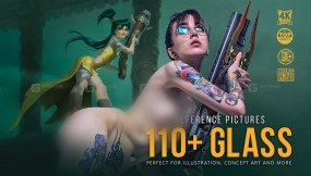 110张戴眼镜女性pose绘画参考照片 110+ Glass Reference Pictures.7z