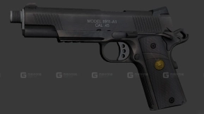 M1911手枪 - M1911 3D model-22