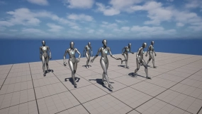 【UE5.5】高质量动画 跑酷、行走与奔跑 包含根运动  High-Quality Animations  Parkour, Walks & Runs   Root Motion Included