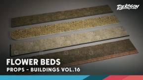 【UE】建筑资产VOL.16花坛集 Buildings VOL.16 – Flower Beds