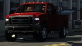 福特F-350 - Ford f-350 3D model-183