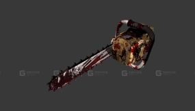 链锯 - Chainsaw 3D model-15