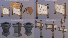 【UE】中世纪资源包迷你版  Medieval Asset Pack Mini