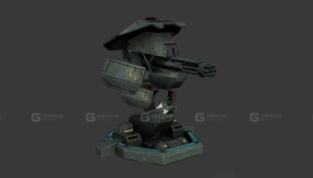 炮塔 - Turret 3D model-96