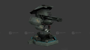 炮塔 - Turret 3D model-96
