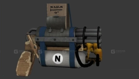 冰霜射钉枪 Nail gun frost 3D model-39