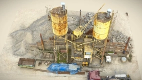 优秀的黄色腐朽混凝土工厂 Excellent yellow decayed Concrete Plant