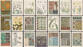 法国新艺术风格Maurice Pillard Verneuil纹样参考图片素材