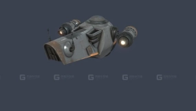 豆荚飞船 动画示例 Pod Ship - Animated Example