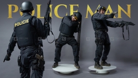 644张警察特警参考图片 Police Man Photo Reference Pack For Artists 644 JPEGs