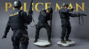 644张警察特警参考图片 Police Man Photo Reference Pack For Artists 644 JPEGs