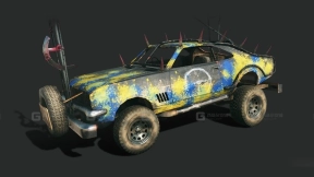 1968霍顿莫纳罗（杀戮车） - 1968 Holden Monaro (Killcart) 3D model-77