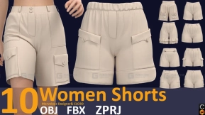 10个女士短裤裤子 10 women shorts