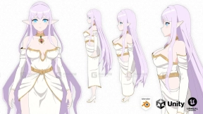 精灵女神完整视频3D建模工作流程Elf Goddess FULL VIDEO Complete 3D Modeling Workflow