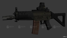 超紧凑型短突击步枪-SG 552 3D model