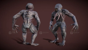 怪物怪兽角色模型 Cthulhu Monster Animation