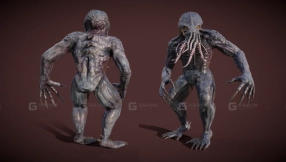 怪物怪兽角色模型 Cthulhu Monster Animation