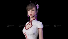 【UE】古风旗袍少女人物角色 Amaya