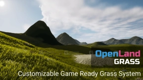 【UE】OpenLand 草地 - 可自定义的游戏就绪草地系统  OpenLand Grass - Customizable Game Ready Grass System