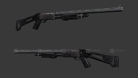 重型霰弹枪 - Heavy Shotgun 3D model-4