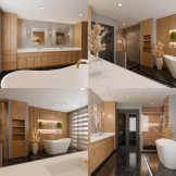 场景-奢华浴室 - Scene- Luxurious Bathroom
