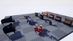 【UE】乐器包 2  Music Instruments Pack 2