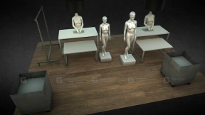 橱窗人体模型与内饰 Window mannequins & Interior