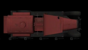 吉斯5消防车 - ZiS-5 fire truck 3D model-21
