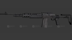 M14 EBR - M14 EBR 3D model-9