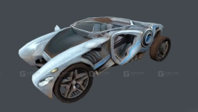 民用豪华轿跑车 - Civilian Luxury Coupe 3D model-33