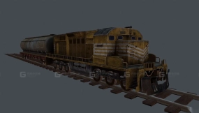 列车 - Train 3D model-67
