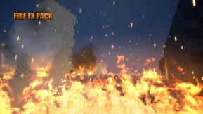 【UE】逼真火焰特效包  Realistic Fire FX Pack