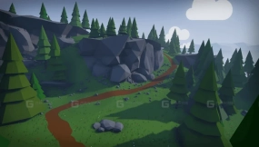 【UE】风格化低多边形环境  Stylized Low Poly Environment