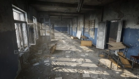 【UE】废弃学校教室宿舍场景模型 Abandoned school