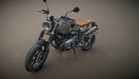 摩托车原始摄影测量扫描模型 - Motorbike raw photogrammetry scan