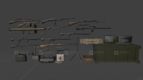 荣誉勋章武器-15 - Weapons MOHA 3D model-15