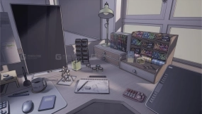 【UE5.1+】漫画家工作室  Cartoonists Studio