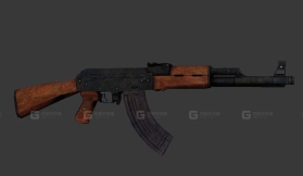AK自动步枪-ak 3D model