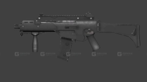 紧凑型短突击步枪-G36C 3D model