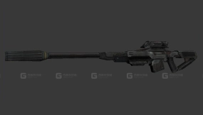 恐龙猎人狙击步枪-27 - Sniper Rifle from Turok 3D model-27