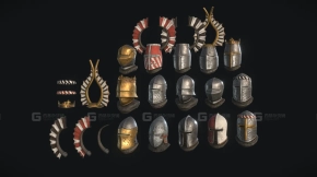中世纪头盔模型合集 Medieval Helmets Collection