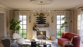 场景-高品质经典风格客厅 - Scene- Living Room Classic Style High Quality