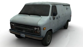 厢式车 - Van 3D model-133