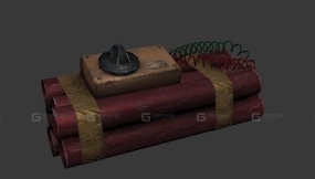 炸药包 Dynamit 3D model-43
