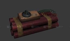 炸药包 Dynamit 3D model-43