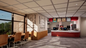 【UE】快餐店3D模型包  Fast Food Restaurant