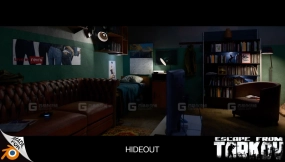 逃离塔科夫藏身处Blender环境 Open3DLab版本 Escape From Tarkov - Hideout Blender Environment - Open3DLab Version