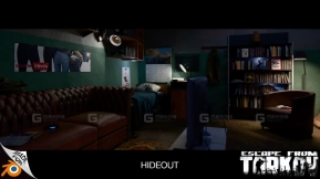 逃离塔科夫藏身处Blender环境 Open3DLab版本 Escape From Tarkov - Hideout Blender Environment - Open3DLab Version
